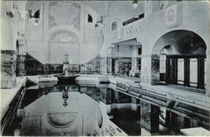 Nagyszeben, Hermannstadt, Sibiu; Volksbad, Schwimmhalle / Fürdő, uszoda, úszómedence, belső. Lichtdruck v. Jos. Drotleff / bath, swimming pool, interior (EK)