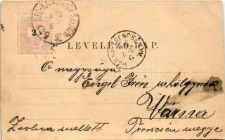 1898 (Vorläufer) Barcarozsnyó, Rozsnyó, Rosenau, Rasnov; vár / castle (EK)