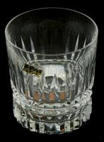 Villeroy & Boch kristály whiskys pohár, aljában egy ki nem szedhető érmével, eredeti dobozában