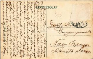 1915 Nagyenyed, Aiud; Szeidl szálloda, kávéház és étterem. Földes Ede kiadása / hotel, restaurant an...