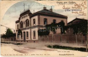 1902 Liben, Lieben; Továrna na parní pluhy / Dampfpflugfabrik / Steam plow factory (EK)