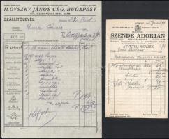 cca 1930 Vegyes fejléces számlák és papírok