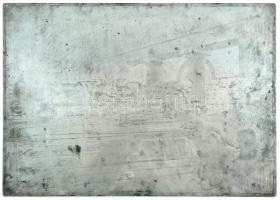 Olvashatatlan jelzéssel: Paraszt udvar, hátoldalán motorgyár?.
Fém nyomódúc. 32x47cm