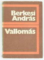 Berkesi András: Vallomás. Bp., 1983, Magvető-Zrínyi Katonai Kiadó. Kiadói egészvászon-kötés, sérült ...