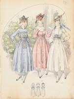 1901-1934 F. Dózsa Katalin (1942-2018) művészettörténész gyűjteményéből származó divattörténeti gyűj...