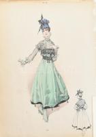 1901-1934 F. Dózsa Katalin (1942-2018) művészettörténész gyűjteményéből származó divattörténeti gyűj...