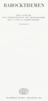 Pigler, Andor: Barockthemen. Eine Auswahl von Verzeichnissen zur Ikonographie des XVII. und XVIII. J...