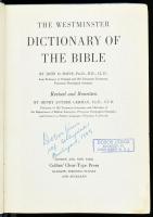 The Westminster dictionary of the Bible by John D. Davis. London, 1944. Collins. Kiadói vászonkötésben