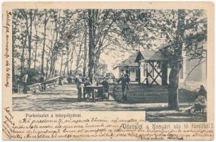 1903 Konyár, sóstófürdő, park és tekepálya (fl)