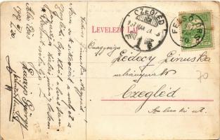 1907 Alsóörs, Alsó-Eörs; Fürdőzők, Kneipp móló, bérvitorlás (EB)