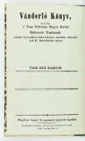 1845 Cegléd csizmadia vándorkönyve és céhlevele jó állapotban. 51x39 cm