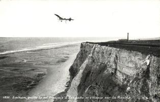 Latham above the La Manche