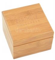 Chronométre Rhetia másodpercmutatós mechanikus férfi karóra, bőr szíjjal, működik, számlapon kopásny...