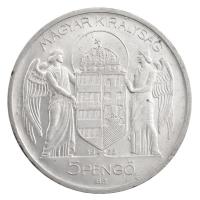 1938. 5P Ag "Horthy Miklós" jelzetlen próbaveret (25,07g) T:1-,2 felületi karcok, ph. Csak...