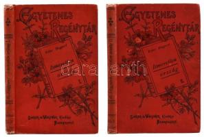 Haggard, Rider: Ismeretlen ország. I-II. köt. Ford.: Lándor Tivadar. Fantasztikus regény. Egyetemes Regénytár. Bp.,1898., Singer és Wolfner. Kiadói egészvászon-kötés, kopott borítóval, a gerincen apró sérüléssel, de belül jó állapotban.