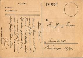 Feldpost / Második világháborús német katona őrségben / WWII German military, soldier s: Franz Trenk