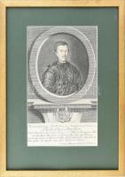 Trattner János Tamás (1789-1825): Stadler Róbert bencés apát portréja, 1810-20 körül. Rézmetszet, papír. Jelzett a metszeten. Fa keretben. 28×16 cm