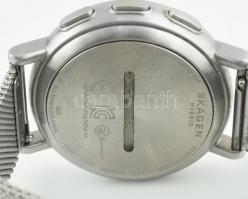 Skagen Hybrid okosóra, eredeti dobozában, szép állapotban, működik, d: 4,2 cm