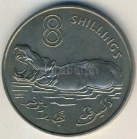Gambia 1970. 8Sh "Víziló" T:2