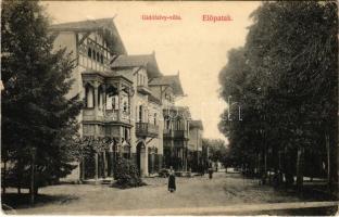 1908 Előpatak, Valcele; Gidófalvy villa. Divald Károly / villa (EK)