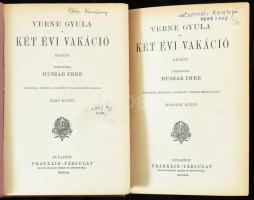 Verne Gyula: Két évi vakáció I-II. köt. Ford.: Huszár Imre. Bp., é.n., Franklin, 215; 216 p. Negyedi...
