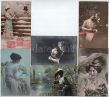 60 db RÉGI zsáner motívum képeslap vegyes minőségben / 60 pre-1945 greeting motive postcards in mixe...