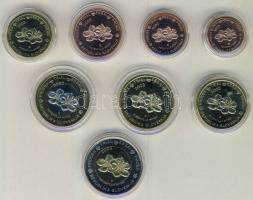 Szlovénia 2003. 1c,2c,5c,10c,20c,50c,1€,2€ "Specimen" próbaveretek, ko...