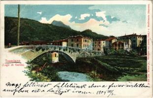 1904 Toscolano (Toscolano-Maderno), Lago di Garda / stone bridge (EK)