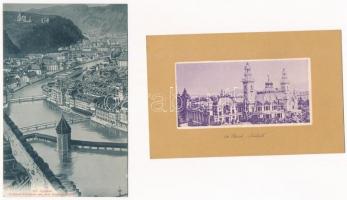8 db RÉGI svájci képeslap / 8 pre-1945 Swiss postcards