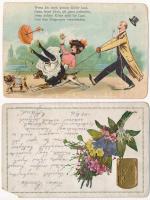 5 db RÉGI motívum képeslap vegyes minőségben / 5 pre-1945 motive postcards in mixed quality