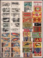 182 db gyufacímke 2 db A4-es kétoldalas berakólapon