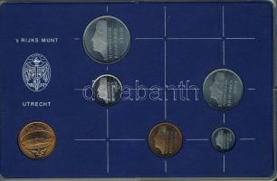 Hollandia 1984. 5c-2 1/2G 5klf db + zseton forgalmi sor, szettben T:BU