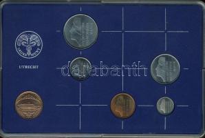 Hollandia 1985. 5c-2 1/2G 5klf db + zseton forgalmi sor, szettben T:BU