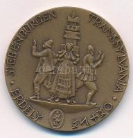 Kiss Nagy András (1930-) 1989. "Magyar Nemzetért / Erdély" Br emlékérem (42mm) T:1-