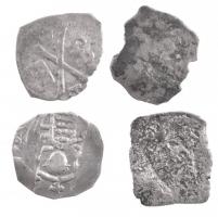 Ausztria ~1200. Friesachi Denar Ag (4xklf) T:2-,3  Austria ~1200. Friesach Denar Ag (4xdiff) C:VF,F