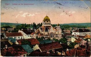 Eger, izraelita templom, zsinagóga. Nagy Róza kiadása (lyuk / pinhole)