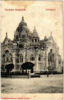 1908 Szeged, zsinagóga. Grünwald Herman kiadása (Rb)