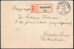 1913 Kratochvil Károly (1869-1946) katonatiszt, őrnagy (később a Székely Hadosztály parancsnoka) ált...