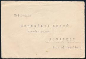 1923 Hardy Kálmán (1890-1980) sorhajóhadnagy, később a folyamőrség parancsnoka által, mint a kormány...