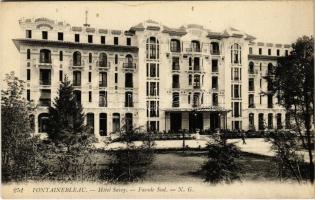 Fontainebleau, Hotel Savoy, Facade Sud