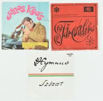 3 db kislemez: Himnusz-Szózat; Koós János; Mary Zsuzsi