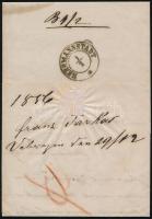 9kr MP Type III margin piece with nice whole margins on domestic cover with full content, "DEBR...