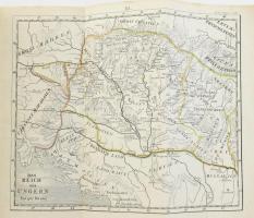 cca 1830 2db történelmi magyar térkép Atelköz, oder das Land zwischen dem Fluss Wohnsitz der Ungern ...