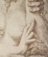 Kolozsvári Grandpierre Miklós ( 1950-): Ajándék. Rézkarc, papír. Feltekert állapotban.Szélén apró hi...