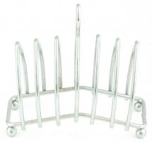 Pirítóstartó, fém, hibátlan, jelzés nélkül, m: 17cm