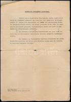 1944 Bp., Királyi Svéd Követség beutalása Schutzpassal ellátott személyek számára adott házba