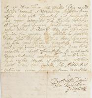 1660 Fejírpataki Rafael tiltakozása Újfalussy László és Szentmiklósi Pongrácz Anna ellen, akik gondv...