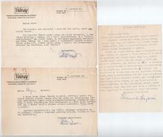 1967 Major Máté (1904-1986) Kossuth-díjas építész, Kőrösi József, a Valóság c. folyóirat főszerkeszt...