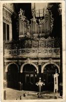1944 Zirc, az apátsági templom kórusa, belső (fa)