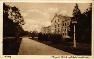 1934 Kőszeg, Hunyadi Mátyás reáliskolai nevelőintézet (EK)